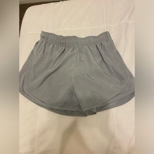 Gray Nike dri-fit shorts